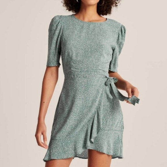 Abercrombie & Fitch Dresses & Skirts - NWT ABERCROMBIE HIGH NECK WRAP DRESS